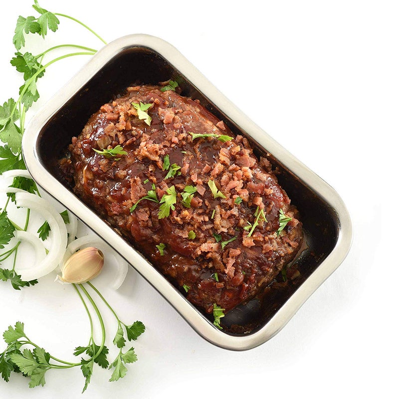 Norpro Stainless Steel Bread Loaf Meatloaf Dessert Pan With A Mirror Finish | Model 3849 (2-Pack) - Image 5